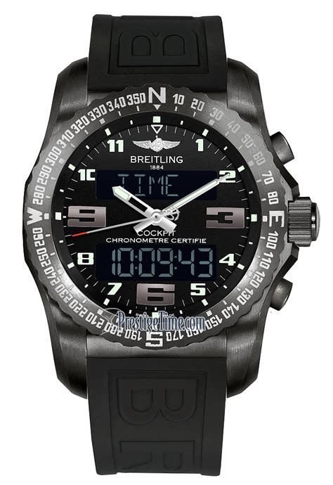 breitling b50 night mission watch|Breitling Cockpit B50 Night Mission / Black / Military .